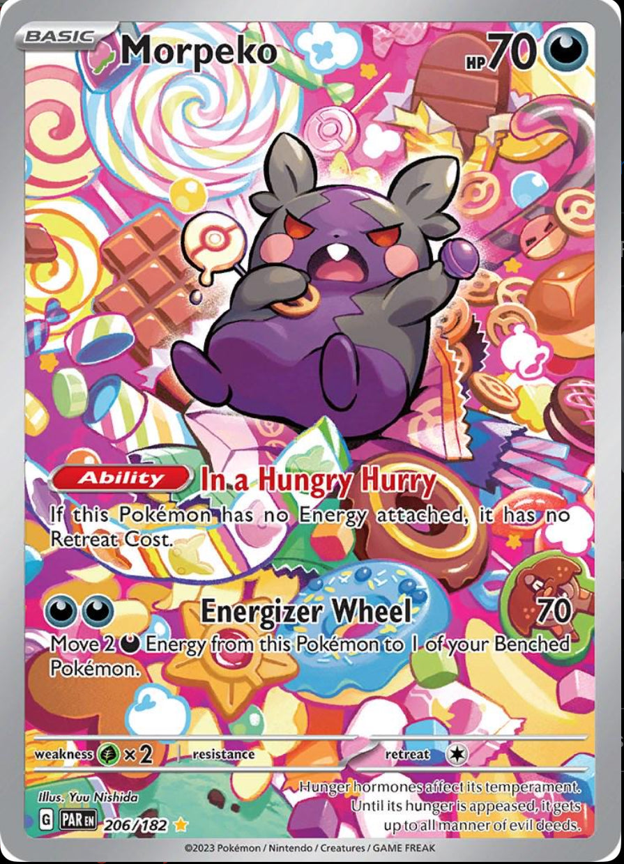Morpeko 206/182 - Secret Rare - Paradox Rift